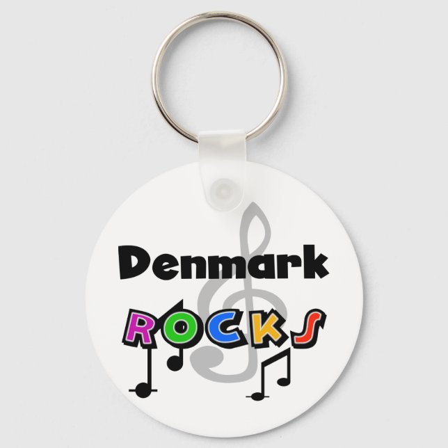 Dänemark Rocks Schlüsselanhänger (Vorderseite)