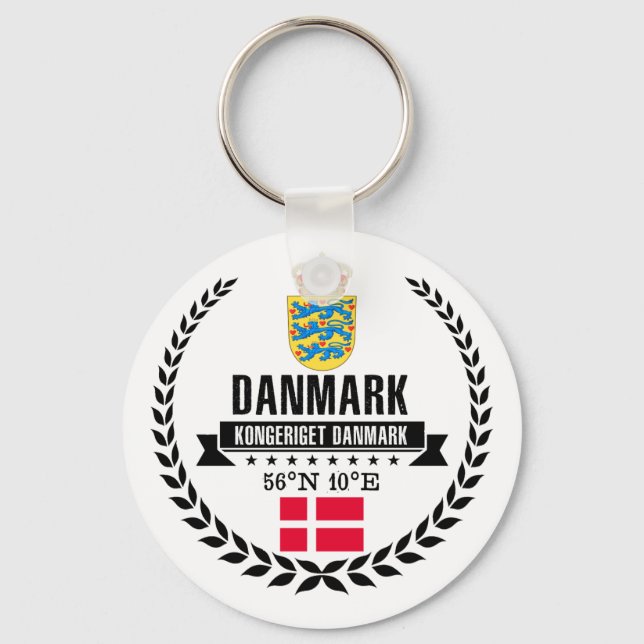 Dänemark Schlüsselanhänger (Vorderseite)