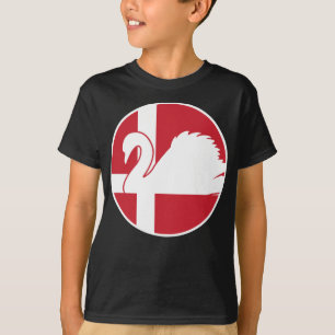 Dänemark Schwänze dänische Flagge T-Shirt