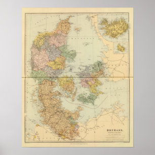 Dänemark, Schweden, Holstein Poster