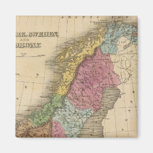 Dänemark, Schweden, Norwegen Magnet
