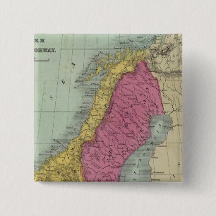 Dänemark Schweden und Norwegen Button
