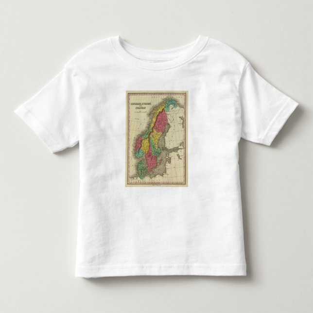 Dänemark, Schweden und Norwegen Kleinkind T-shirt (Vorderseite)