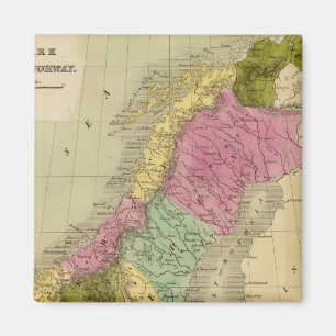 Dänemark, Schweden und Norwegen Magnet