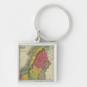 Dänemark, Schweden und Norwegen Schlüsselanhänger