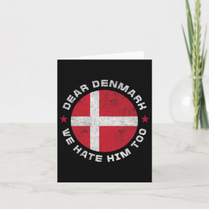 Dänemark Sehr geehrtes Grönland Wir hassen ihn zu  Karte