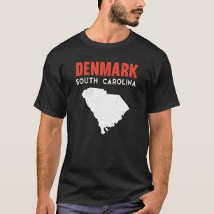 Dänemark South Carolina USA Staat Amerika Reisen T-Shirt