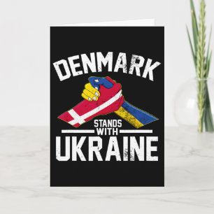 Dänemark steht mit der Ukraine Ukrainische dänisch Karte