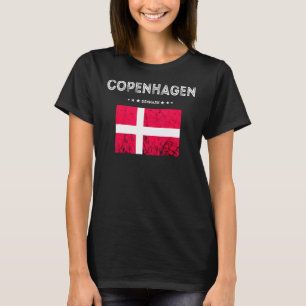 Dänemark Trip Dannebrog Flag Danish Kobe T-Shirt