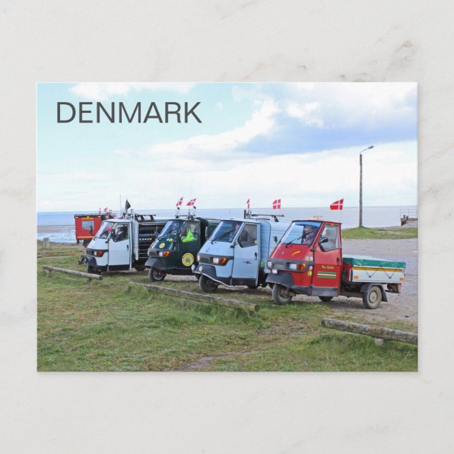 Dänemark Tuk-Tuk Postcard! Postkarte (Vorderseite)