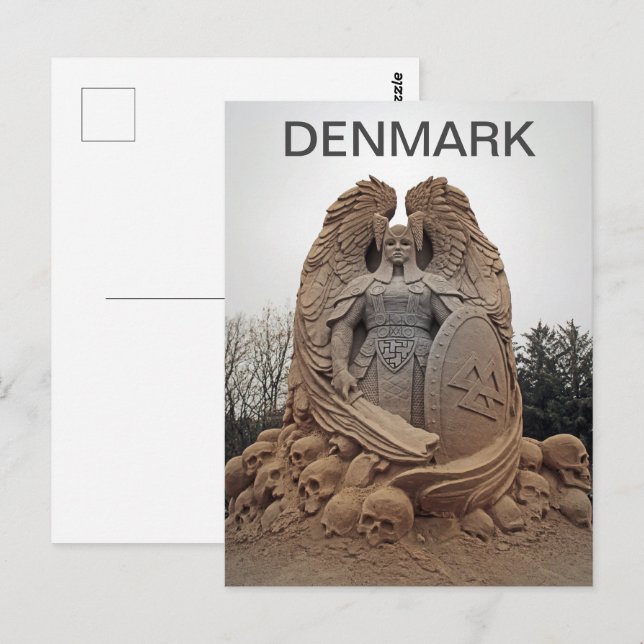 Dänemark Valkyrie Postcard! Postkarte (Vorne/Hinten)