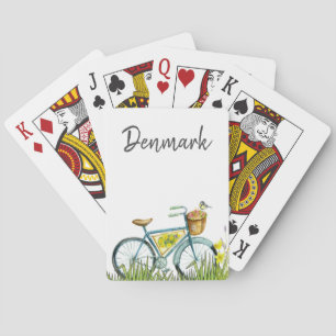 Dänemark Vintage auf dem Lavendelfeld Spielkarten