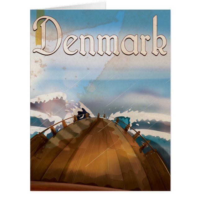 Dänemark Vintage Travel Poster (Vorderseite)