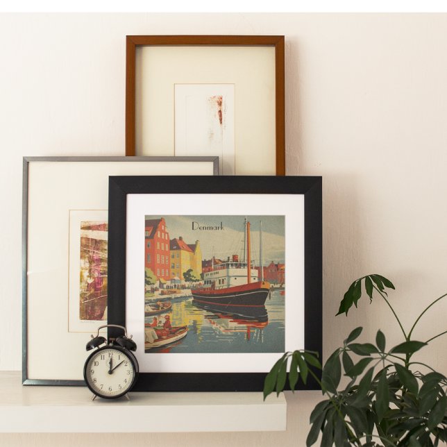 Dänemark Vintage Travel Poster kundenspezifisch (Von Creator hochgeladen)