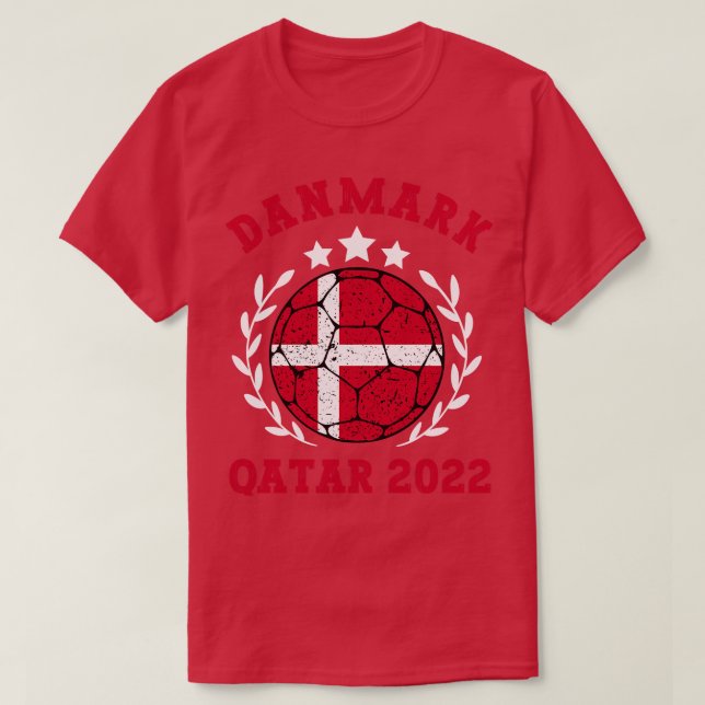 Dänemark Weltmeisterschaft 1 T-Shirt (Design vorne)