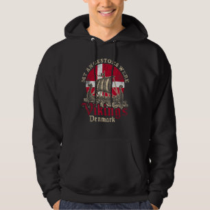 Dänemark Wikinger-Flagge Hoodie