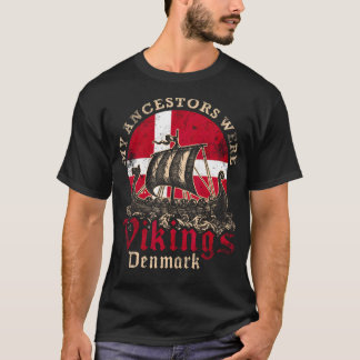 Dänemark Wikinger-Flagge T-Shirt