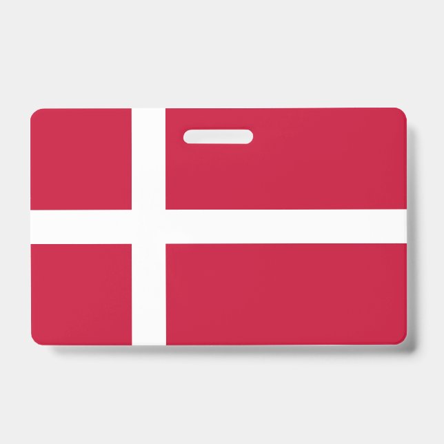 Dänemarkflagge Ausweis (Vorderseite)