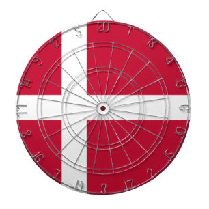 Dänemarkflagge Dartscheibe