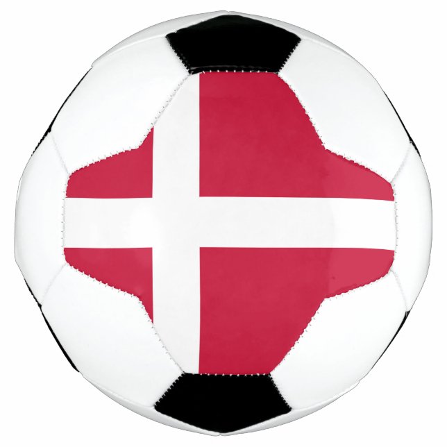 Dänemarkflagge Fußball (Vorderseite)
