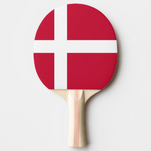 Dänemarkflagge Tischtennis Schläger