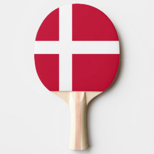 Dänemarkflagge Tischtennis Schläger