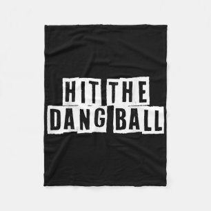 Dang Ball Vintag, Trendy Baseball, Funny Fleecedecke