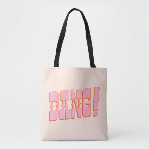 DANG! (Western Saloon Schriftart, Retro Mod-Farben Tasche