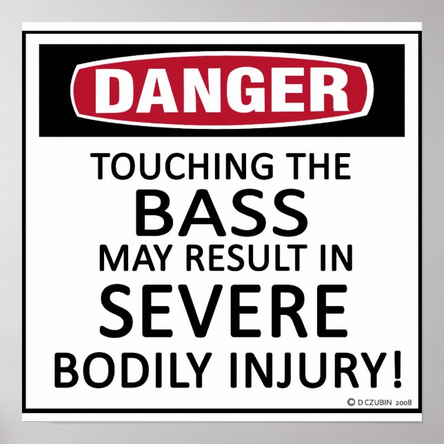 Danger Bass Poster (Vorne)
