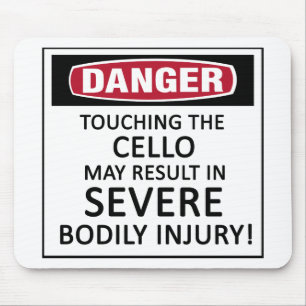Danger Cello Mousepad