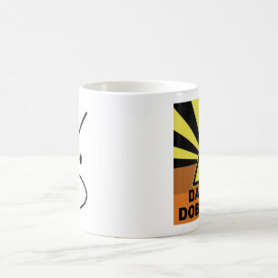 Danger Doberman Coffee Mug (avec nom)