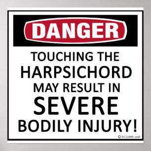 Danger Harpsichord Poster