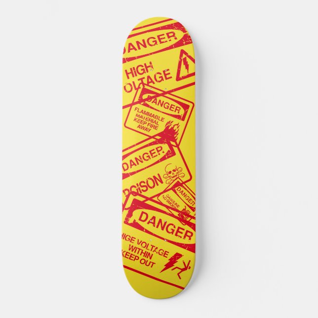 DANGER SKATEBOARD (Vorderseite)