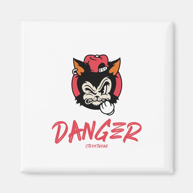 Danger Street Wear Magnet (Vorne)
