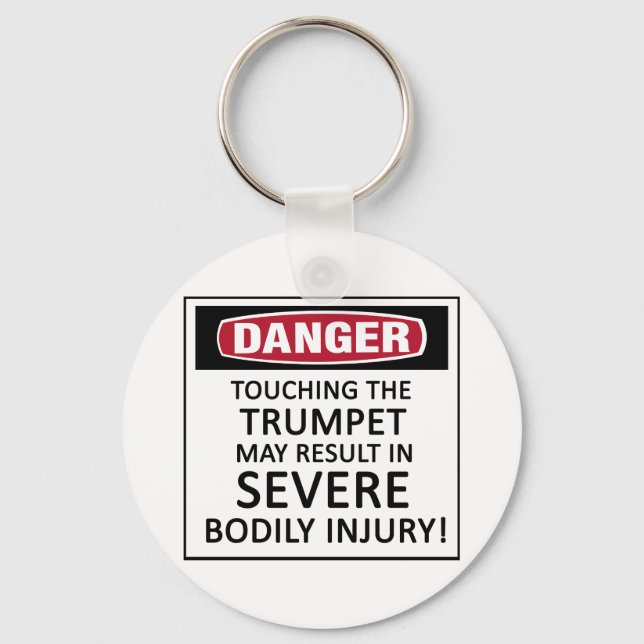Danger Trumpet Schlüsselanhänger (Vorderseite)