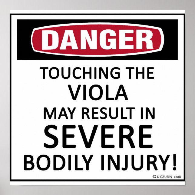 Danger Viola Poster (Vorne)