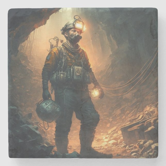 Dangerous Mines Steinuntersetzer (Vorderseite)