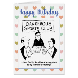 Dangerous Sports Club Cartoon
