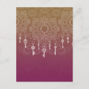 Dangle Keys Postkarte