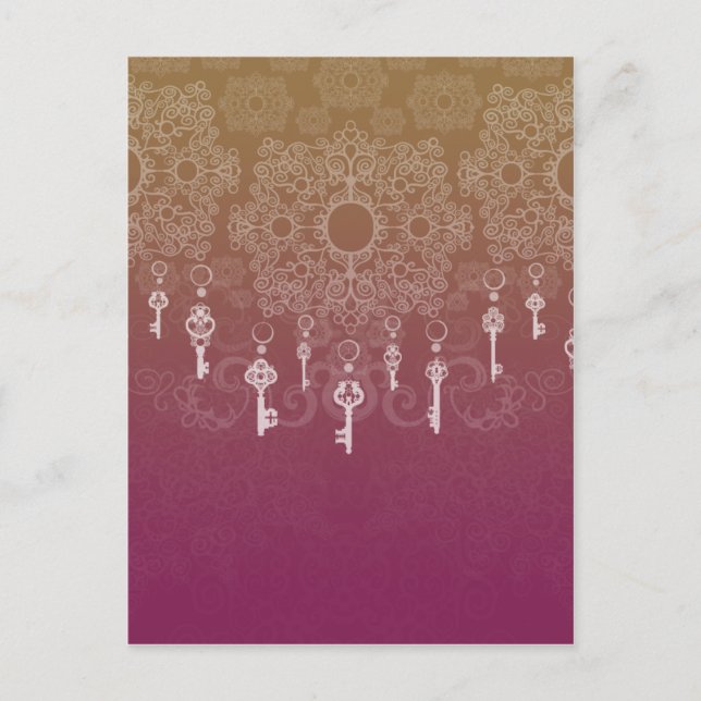 Dangle Keys Postkarte (Vorderseite)