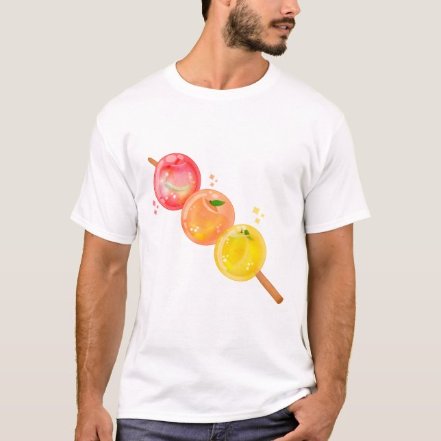 Dango Stick Kawaii T-Shirt (Vorderseite)