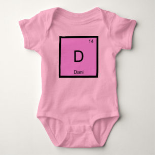 Dani Name Chemie Element Periodensystem Baby Strampler