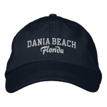 Dania Beach Florida bestickte Baseballkappe