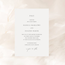 Danica Classic Elegant Wedding