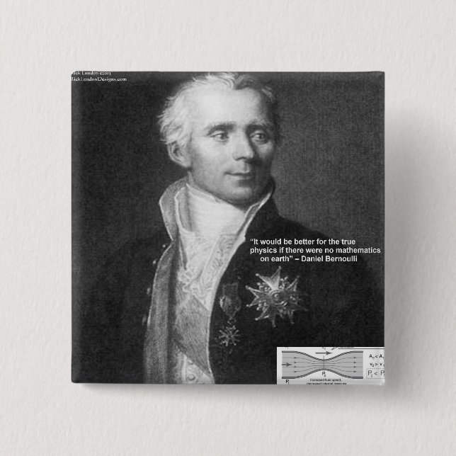 Daniel Bernoulli True Physical Quotierungen - Gesc Button (Vorderseite)