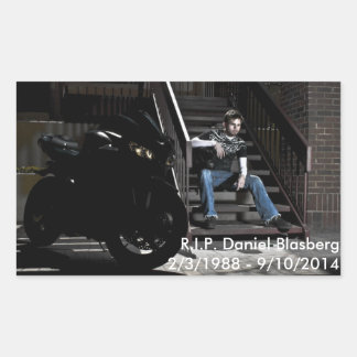 Daniel Blasberg Rechteckiger Aufkleber