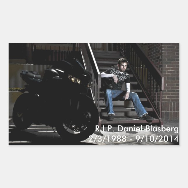 Daniel Blasberg Rechteckiger Aufkleber (Vorderseite)