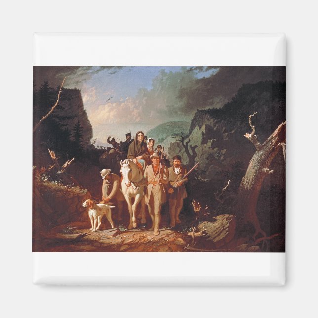 Daniel Boone begleitet Siedler Magnet (Vorne)