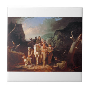 Daniel Boone eskortiert Siedler Fliese