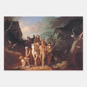 Daniel Boone eskortiert Siedler Geschenkpapier Set